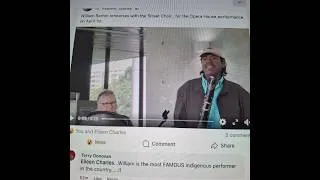 Thumbnail: William Barton rehearses with the Sydney Street Choir,  for April 1st at Sydney Opera House steps...