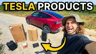 Thumbnail: I Bought Every Tesla Camping Product Available in Europe