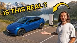 Thumbnail: I Rated the Most Beautiful Tesla Supercharger in Switzerland 🇨🇭