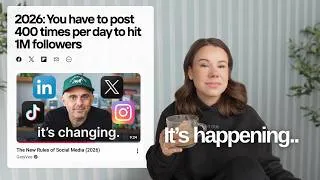 Thumbnail: In 2026, you have to be insane to grow on TikTok & Instagram: Gary Vee's new social media rules