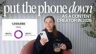 Thumbnail: You'd hit 1M followers if you stopped being on your phone all day