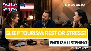 Thumbnail: Sleep tourism: Rest or stress? – C1 English Listening Test