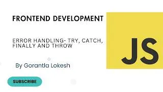 Thumbnail: JavaScript Tutorial For Intermediate #25: Error Handling - try, catch, finally & Throw