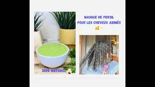 Thumbnail: Parsley mask for damaged hair 🥰✨ #everyone #hairroutine #hair #foryou