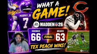 Thumbnail: 1 Second Left... Then THIS Happened! 😳 Madden 26 Vikings vs Bears #Madden26 #minnesotavikings