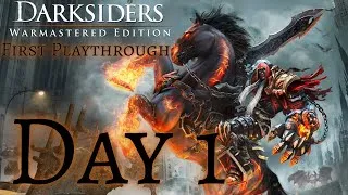 Thumbnail: Darkness Covers the Earth.. | Darksiders: Warmastered Edition Playthrough Day 1 W/Sina_Rin & Zyffero