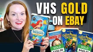 Thumbnail: These Vintage Disney VHS are SELLING LIKE CRAZY | Reselling Disney VHS on Ebay