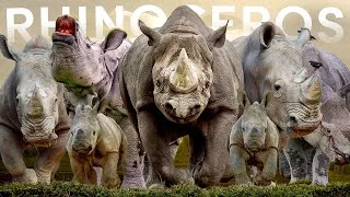 Thumbnail: All 5 Rhino Species (2 with less than 100 Remaining)