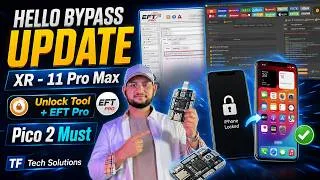 Thumbnail: iPhone XR–11 Pro Max iCloud Bypass iOS 26.6.1 | UnlockTool + EFT Pro | A12/A13 Pico 2
