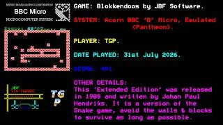 Thumbnail: Blokkendoos - JBF Software - BBC Micro - Emulated (Pantheon) - 491 points.