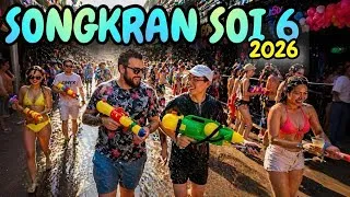 Thumbnail: CRAZIEST Songkran Water Fight in Pattaya! 💦 (Soi 6 2026)