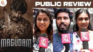 Thumbnail: Magudam Movie Public Review | Magudam FDFS Review | Vishal | Dushara Vijayan | Anjali | John Vijay