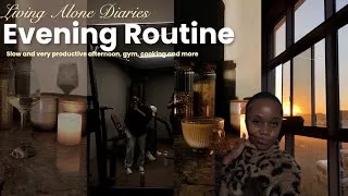 Thumbnail: Evening Routine ✨ Slow and productive afternoon 🏋🏾‍♀️🥘
