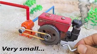 Thumbnail: How to make mini diesel engine water pump at home