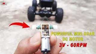 Thumbnail: Powerful Mini Gear DC Motor 3.7v 60Rpm | N20 DC Motor | DC Motor testing