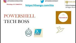Thumbnail: PowerShell Basics | Get Future Ready | Tech Boss 365 | Thangu Academy