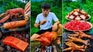 Thumbnail: Best real food ever! | Grilled Whole Chicken, Spicy Lychee | TikTok Funny Videos