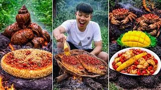 Thumbnail: Best real food ever! | Grilled When No Money, Baby Corn | TikTok Funny Videos
