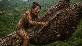 Thumbnail: Extreme Honey Harvesting at 100 Meters High – The Dangerous Truth Behind It