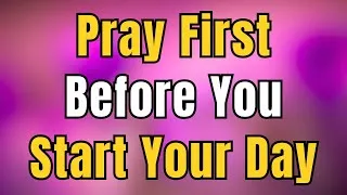 Thumbnail: Before You Face Today, Pray This 🙏 | Trust God With Your Future