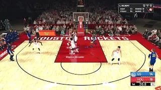 Thumbnail: NBA 2K19 Houston Rockets vs Golden State Warriors 2020-21 season opener
