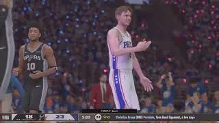 Thumbnail: NBA 2K26 Philadelphia 76ers vs San Antonio Spurs 2027 NBA Finals