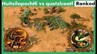 Thumbnail: Huitzilopochtli vs Quetzlcoatl | 1v1 Ranked | Age of Mythology