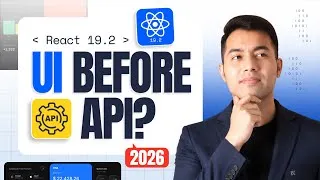Thumbnail: React Updates UI BEFORE the API Responds?! 😳 | React 19 useOptimistic