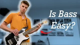 Thumbnail: Trying to learn BASS GUITAR | Logic Pro X music production