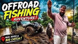 Thumbnail: 🚙 4x4 Off-Road + Fishing Challenge | Epic Rainy Day Adventure! #vlog 