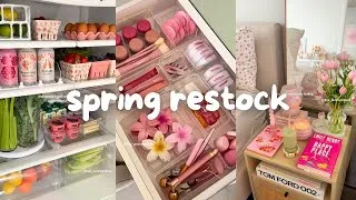 Thumbnail: asmr spring restocks 💐⛅🌷 | satisfying & aesthetic tiktok compilation
