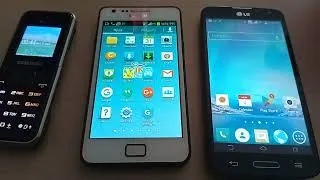 Thumbnail: 3 Incoming Fake Calls at the same time Whatsapp fake call Samsung Galaxy s2 + LG L90, Samsung E1182