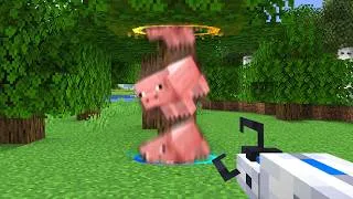 Thumbnail: Beating Minecraft (with only a Portal Gun)