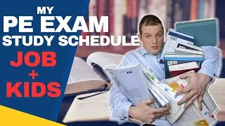 Thumbnail: My Actual PE Exam Study Schedule. A Realistic Breakdown.
