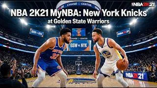 Thumbnail: | NBA 2K21 | MyNBA: New York Knicks | Part 25 | Warriors vs Knicks | PS5 |