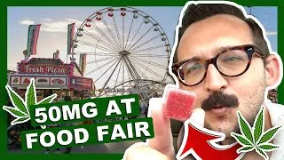 Thumbnail: 50mg Gummies + Food Festival = Ultimate Munchie Day! 🤤✨