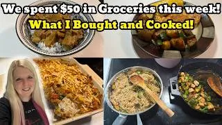 Thumbnail: Our $50 Weekly Grocery Budget • Realistic Budget Cooking • Meal Ideas