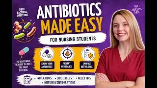 Thumbnail: Antibiotics Made Easy for Nursing Students | NCLEX Pharmacology Simplified