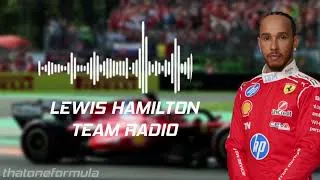 Thumbnail: "THAT ONE HURT!": Lewis Hamilton Team Radio after finishing in P6 at 2026 Italian GP 
