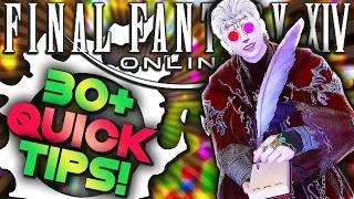 Thumbnail: 30+ QUICK TIPS & TRICKS For FINAL FANTASY XIV