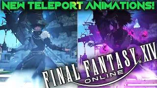 Thumbnail: NEW TELEPORT ANIMATIONS COMING WITH EVERCOLD! | FINAL FANTASY XIV