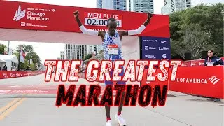Thumbnail: Kelvin Kiptum The Day He Rewrote Marathon History 🏃‍♂️🔥  Chicago 2023