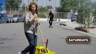 Thumbnail: Clint Walker crosses paths with Joe Dirt - Saturdays - OFFICIAL CLIP - SKATE