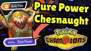 Thumbnail: Pure Power Mega Chesnaught! Pokemon Champions VGC Ranked Competitive Battles!