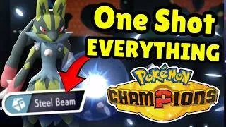 Thumbnail: Steel Beam Mega Lucario! Pokemon Champions VGC Ranked Competitive Battles!