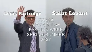 Thumbnail: Saint Levant & Louis Partridge AT MEN’S MILAN FASHION WEEK SS27