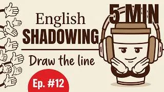 Thumbnail: 5-Minute English Shadowing Practice | Ep 12: "Find Your Footing" (B1-B2 Level)