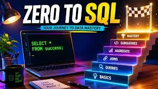 Thumbnail: SQL  course for beginners. 
