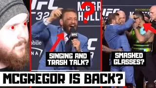 Thumbnail: UFC 329 Press Conference Reaction? McGregor SINGS? Heated TRASH TALK With Holloway?