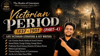 Thumbnail: Victorian Period Part 4 | Late Victorian Novel, Hardy, Stevenson & Oscar Wilde